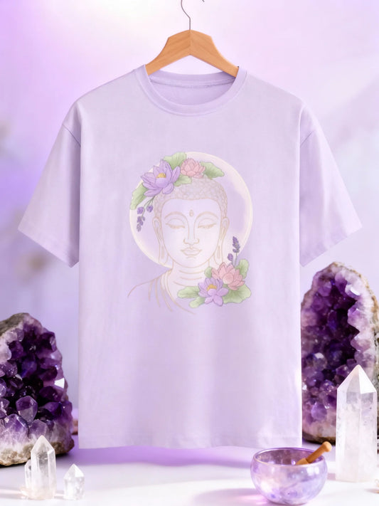 Buddha & Peace Inspired Women’s Tee – Casual & Trendy Outfit Classic Crew T-Shirt