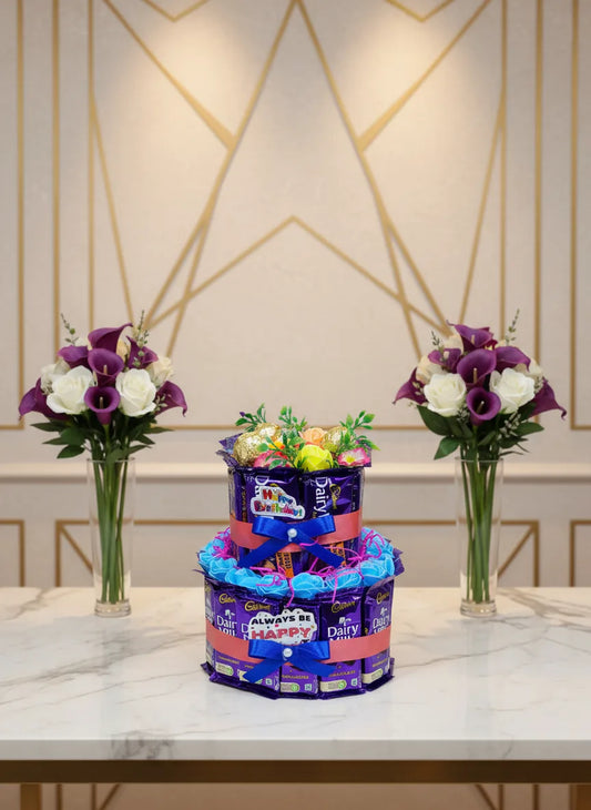 2-Tier Chocolate Birthday Hamper