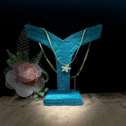Gold Plated Floral Pendant Necklace for Women | Anti-Tarnish | Stainless Steel Jewellery