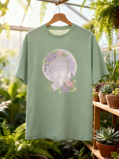 Buddha & Peace Inspired Women’s Tee – Casual & Trendy Outfit Classic Crew T-Shirt