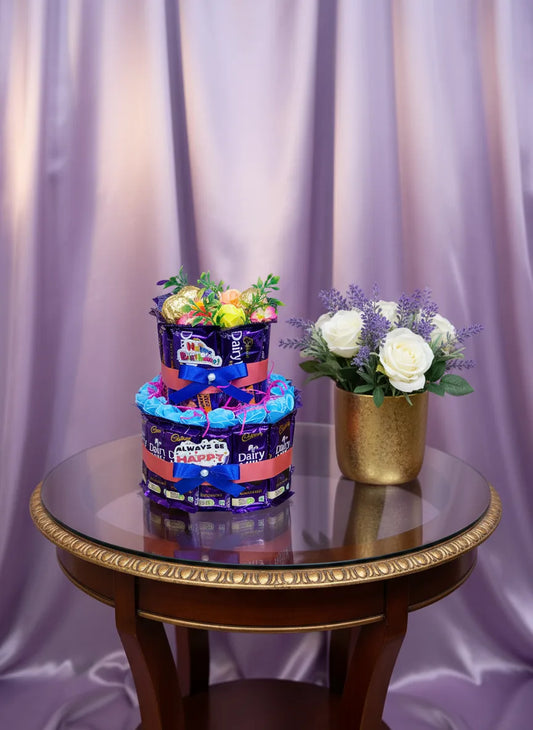 2-Tier Chocolate Birthday Hamper