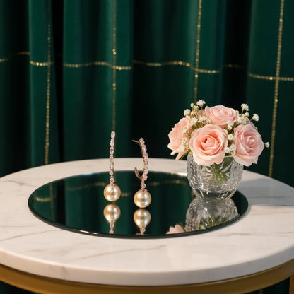 Rose Gold Pearl Drop Earrings for Women | Crystal Studded | Anti-Tarnish Stainless Steel Jewelry