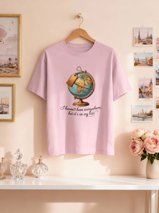 “Wanderlust Globe” Unisex Travel T-Shirt – For True Explorers Unisex Classic Crew T-Shirt