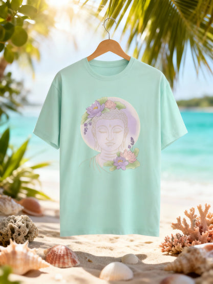 Buddha & Peace Inspired Women’s Tee – Casual & Trendy Outfit Classic Crew T-Shirt