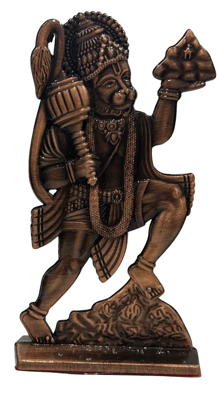 Premium Metal Hanuman Ji Car Dashboard Idol – Elegant & Devotional Decor