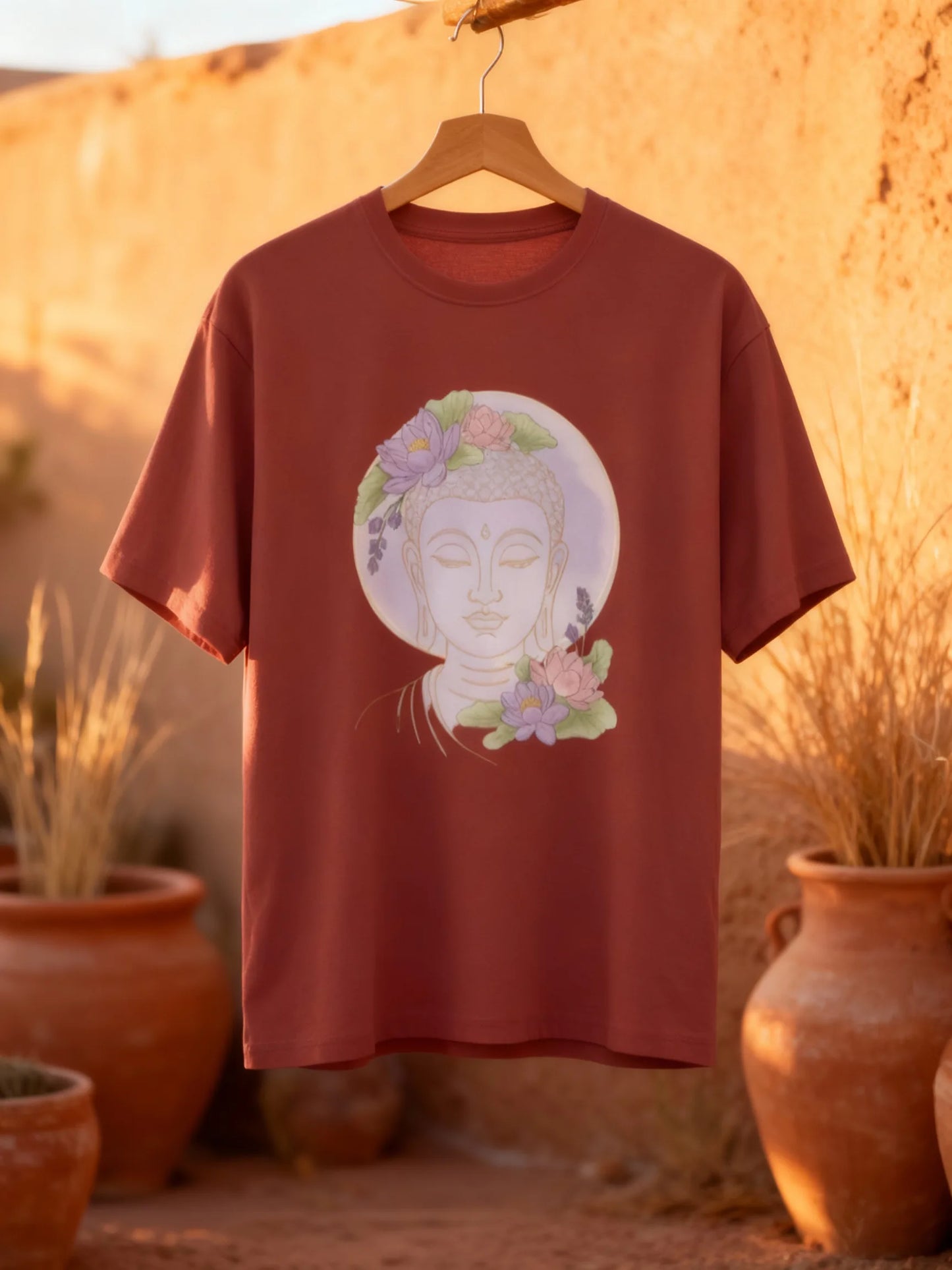 Buddha & Peace Inspired Women’s Tee – Casual & Trendy Outfit Classic Crew T-Shirt