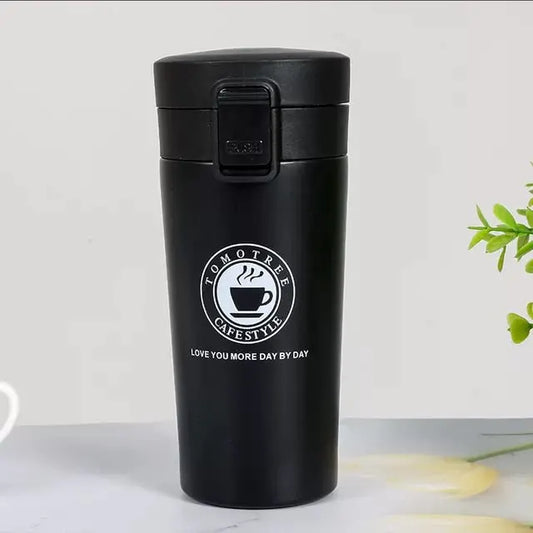Premium Stainless Steel Coffee Mug – 300ml Pink Thermos Flask | Double Wall Insulated, Spill-Proof Travel Mug with Smart Lid