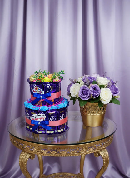 2-Tier Chocolate Birthday Hamper