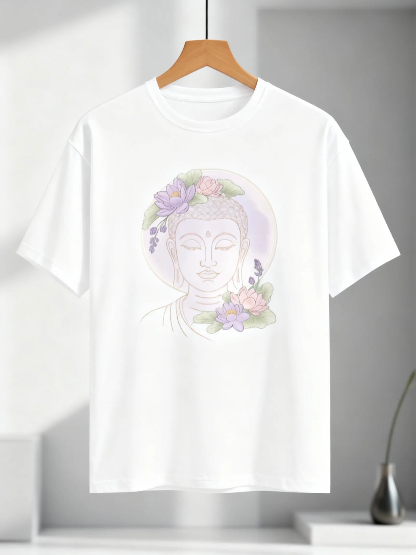 Buddha & Peace Inspired Women’s Tee – Casual & Trendy Outfit Classic Crew T-Shirt