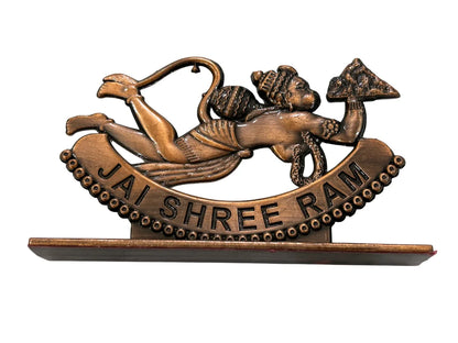 Jai Shree Ram Metal Car Dashboard Idol – Elegant Hanuman Ji Design