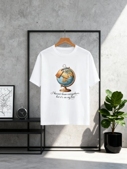 “Wanderlust Globe” Unisex Travel T-Shirt – For True Explorers Unisex Classic Crew T-Shirt