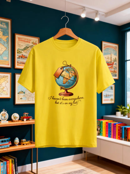 “Wanderlust Globe” Unisex Travel T-Shirt – For True Explorers Unisex Classic Crew T-Shirt