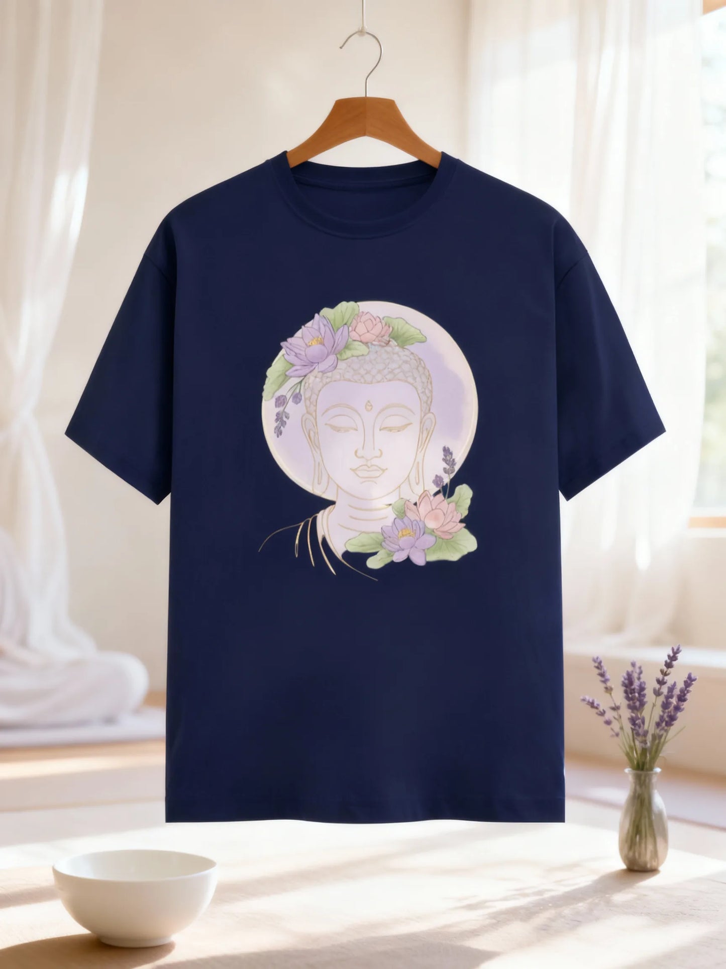 Buddha & Peace Inspired Women’s Tee – Casual & Trendy Outfit Classic Crew T-Shirt