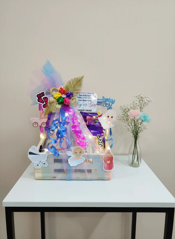 Baby Shower Celebration Hamper – Perfect Gift for New Parents (3) Baby Shower Celebration Hamper – Perfect Gift for New Parents