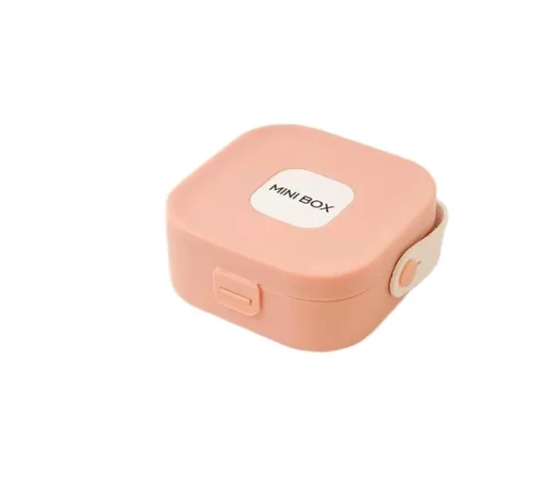 Mini Jewellery Organizer Box with Mirror Mini jewellery organizer box with built-in mirror and multiple storage compartments